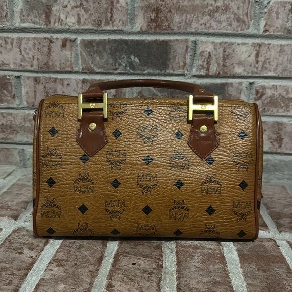 Womens MCM boston brown style bag style 2092D - Picture 7 of 13